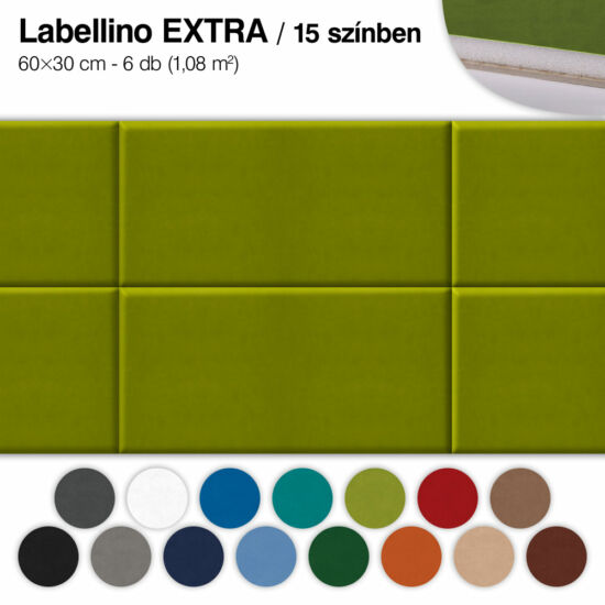 Falipanel EXTRA Labellino 6 db 60x30 cm - 17 színben